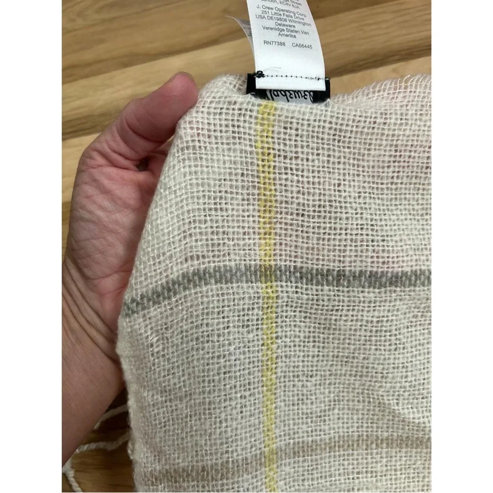 Madewell Gauzy Plaid Scarf